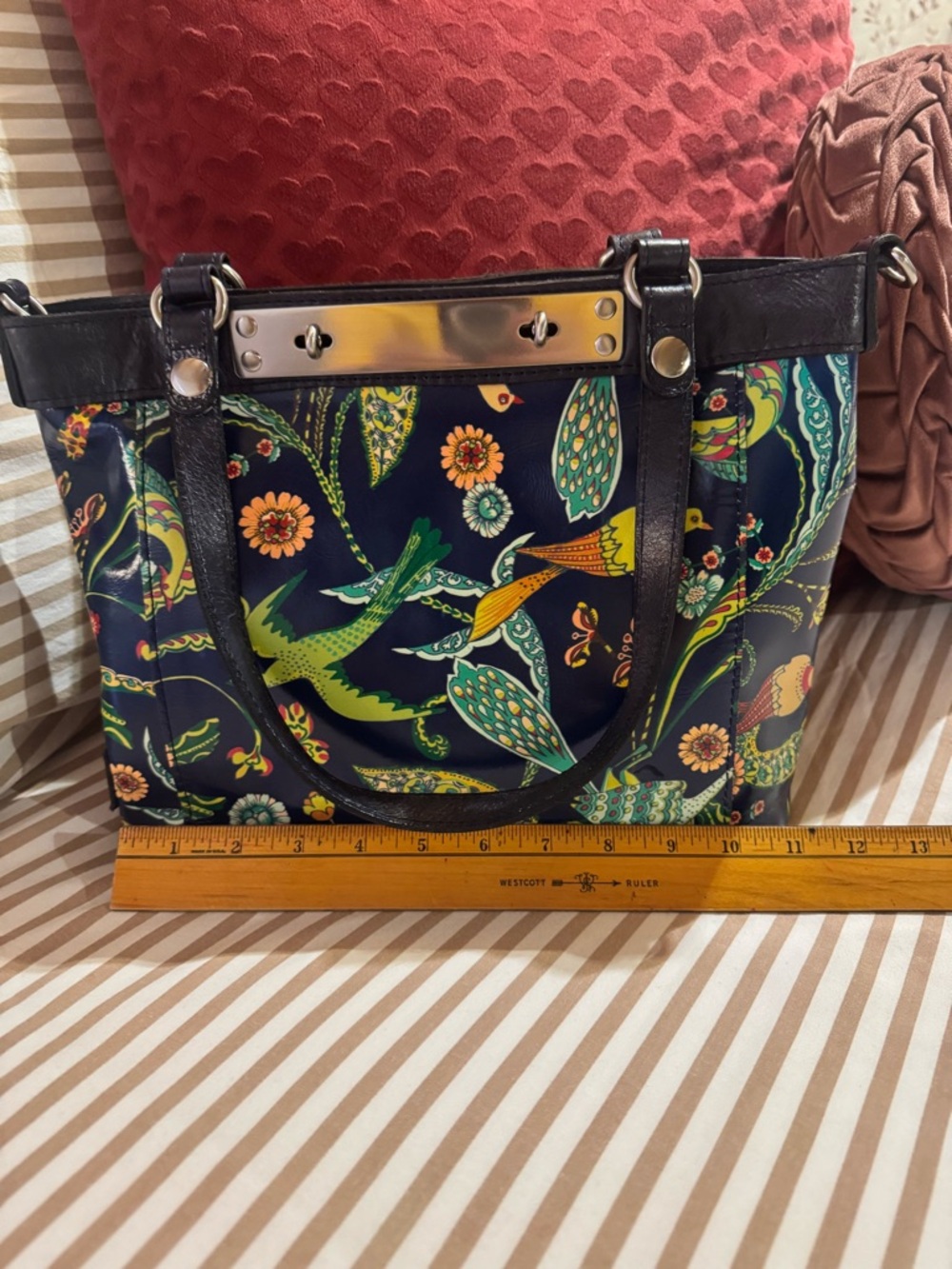Patricia Nash satchel called bird of paradise.